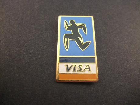 Visa creditcarddiensten betaalkaart logo